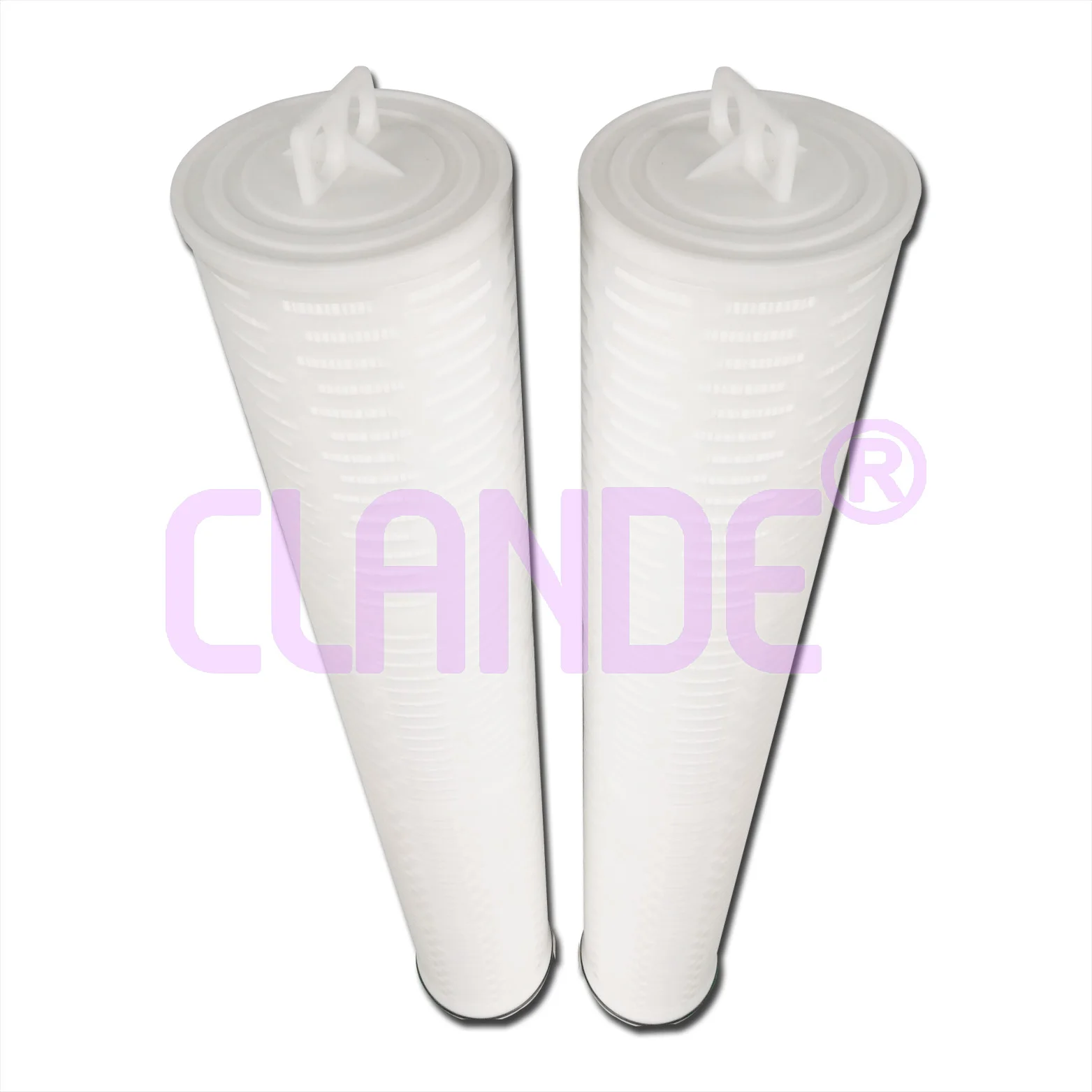 HF Series Pp Pleated 10/20 Micron High Flow Filter Cartridge For Septic Tank System
