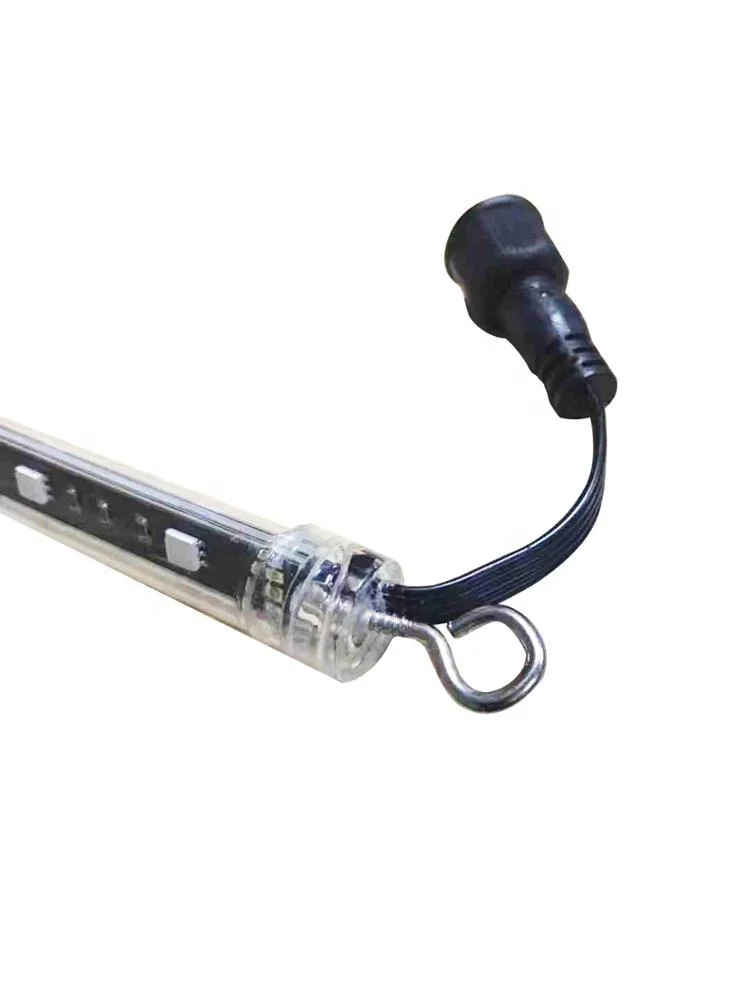 1m pixel  light 360 led Meteor  tube 24V 24PCS  Waterproof for Christmas Party Tree Holiday dj club party  stage