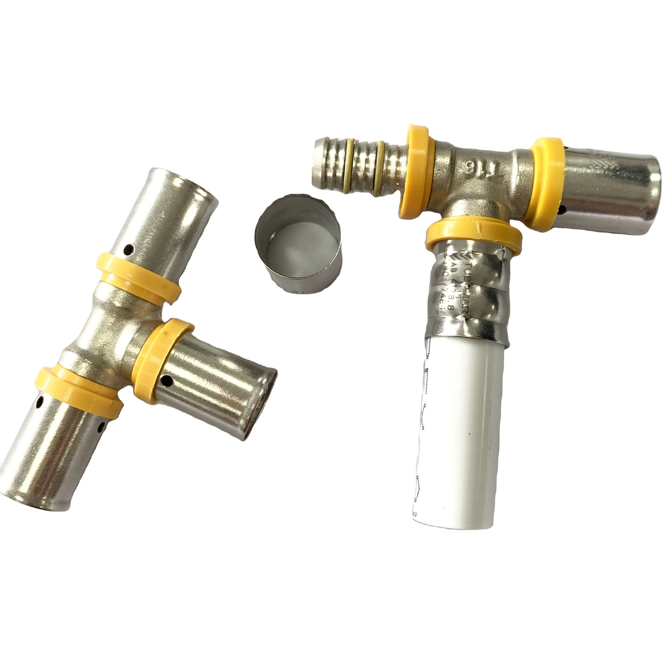 Tubomart OEM T16 Equal Tee Press Fitting for Gas/Water System with EPDM O-ring high quality