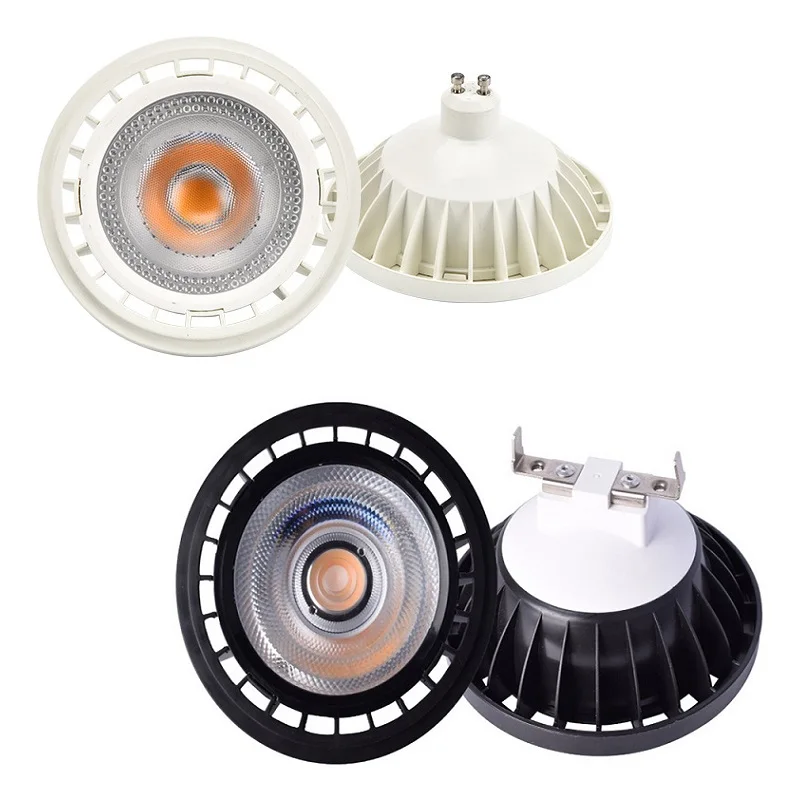 G53 GU10 base AR111 COB bulb AC 85-265V/DC 12V ES111 QR111 LED spotlight 7W 9W 12W 15W commercial and household AR111 lamp cup