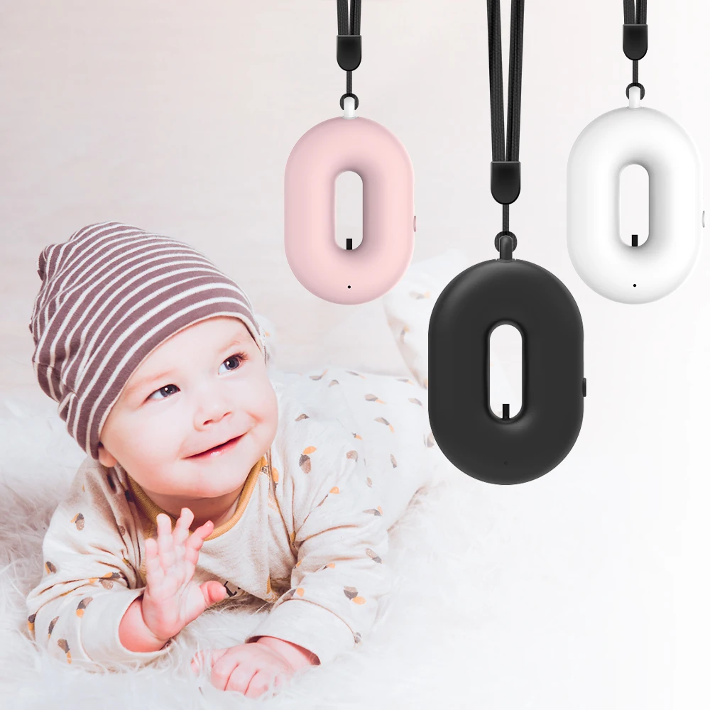 Ожерелье-ионизатор воздуха для детей, портативное ожерелье стабильного качества, черный белый розовый