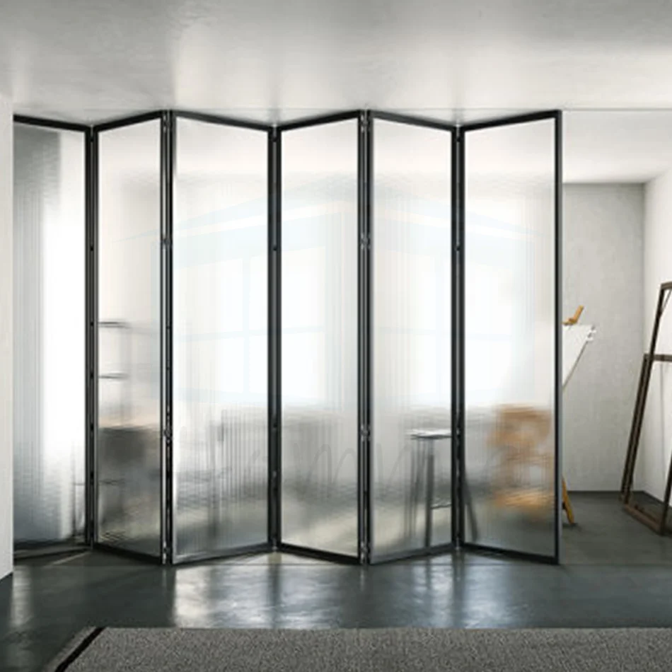 Glass Ultra Slim Frame Glass Sliding Folding Door Systems