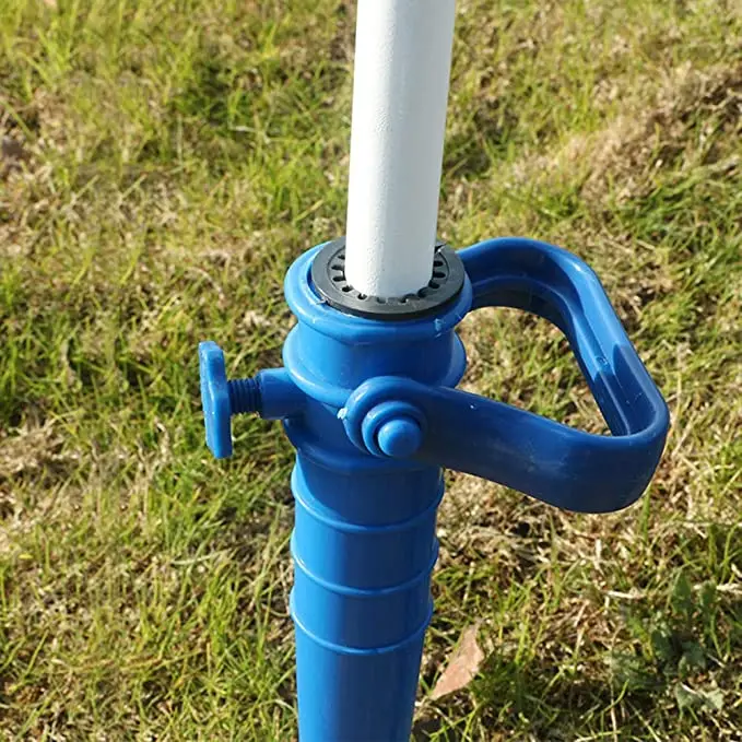 Heavy Duty Outdoor Adjustable plastic sand anchor beach umbrella holder sand screw anchor