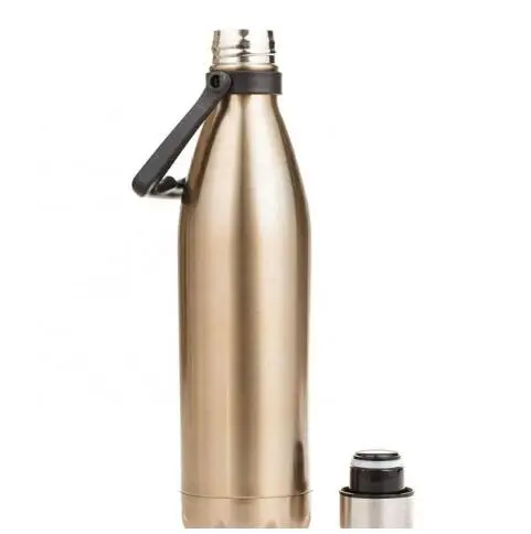 Amazon hot sell cola water bottle 1L double wall vacuum insulated sports water bottle with pp handle