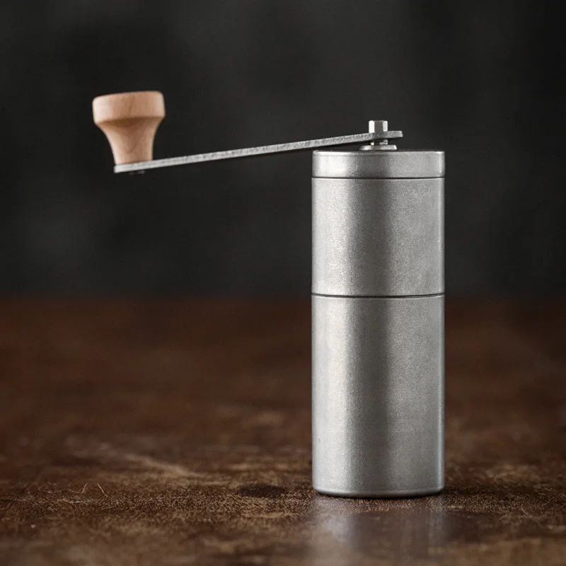 Wholesale Household Coffee items Retro Stainless Steel Manual Coffee Beans Grinder  Portable Pure stainless steel Coffee Maker