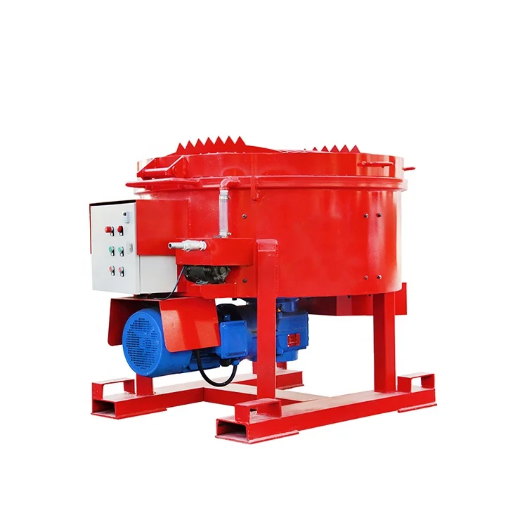 Pan type cement mixer small refractory pan mixer for sale