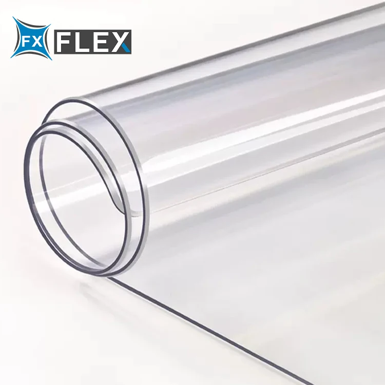 FLFX 1000D Heavy Duty PVC Clear Plastics and PVC Transparent Tarpaulin Roll Clear