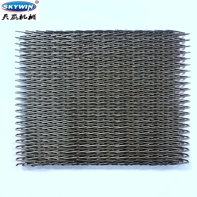 High Temperature Resistance Tunnel Oven Conveyor Belt Carbon Steel Mesh Belt for Cake Biscuit Cookie Production Line