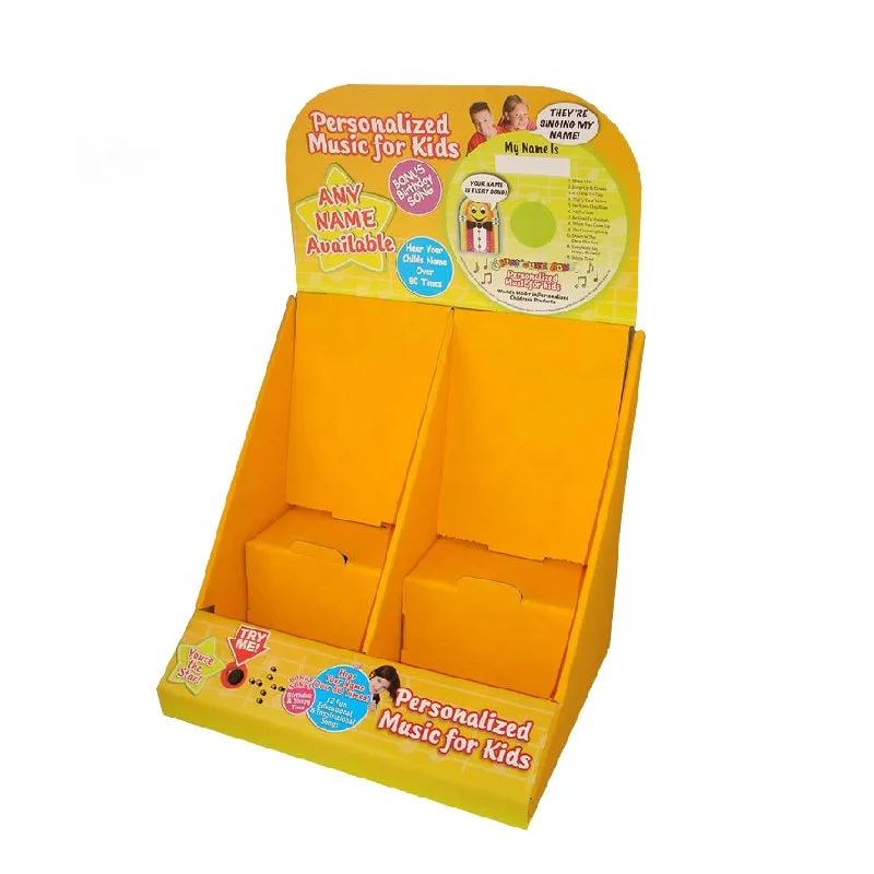 Good Printing Recyclable Custom Design Paper Cardboard PDQ Counter Display Stand