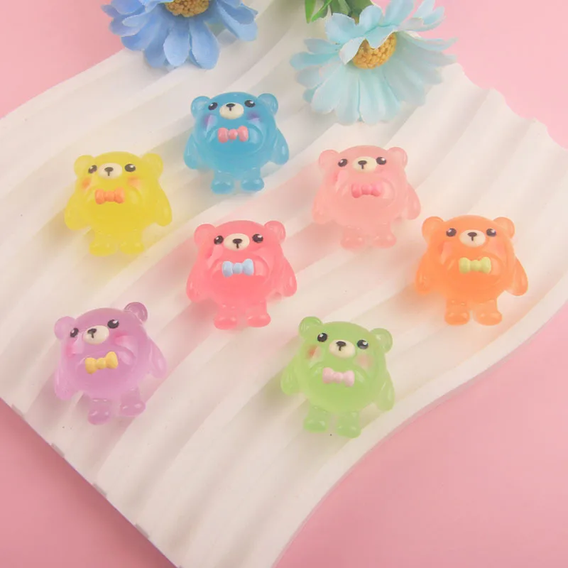 Wholesale  Cartoon Eggy Party Resin Cream Gel Diy Accessories For  Phone Case Head Rope Hair Card Jewelry