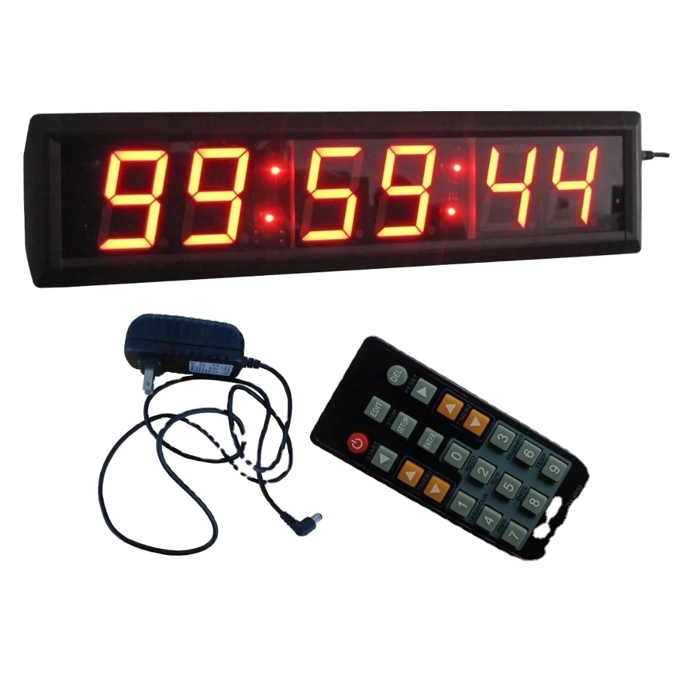 new Gym Timer Godrelish 1inch 6digits Led Fitness Timer