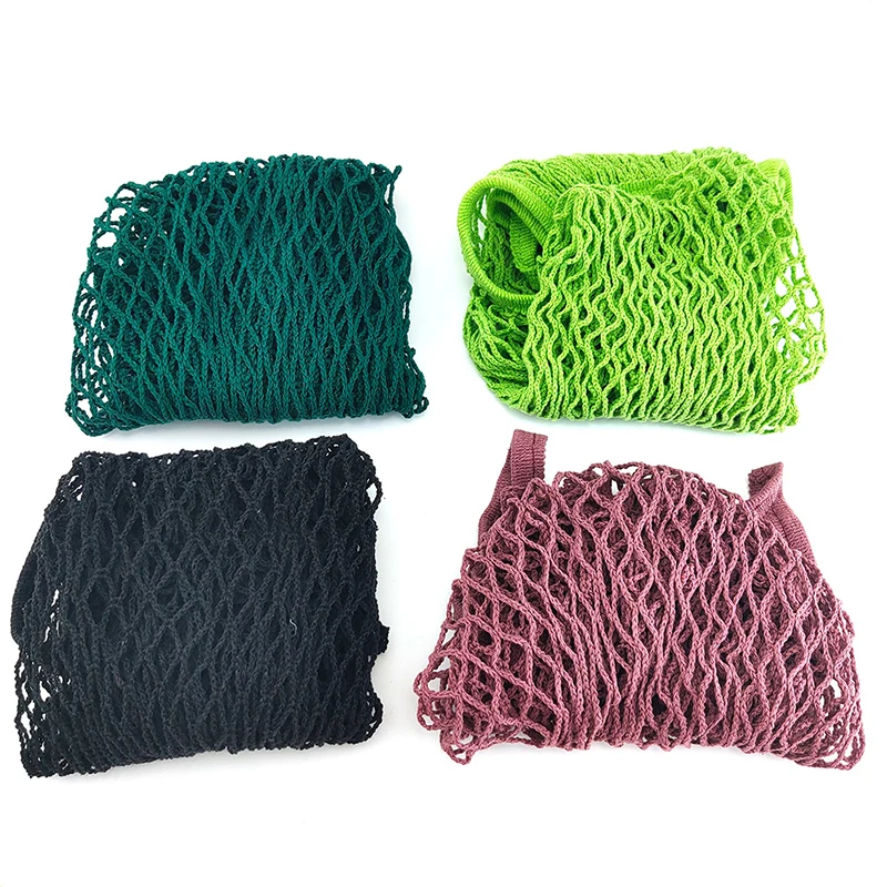 Многоразовая сумка для овощей и фруктов с ручкой, домашние хлопковые сетчатые мешки для овощей