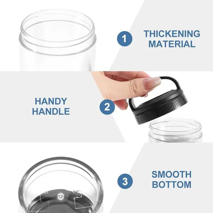 HIMA Custom LOGO Supplement Funnel Portable Protein Powder Container Keychain Water Bottle Funnel For Supplement And Pre Workout