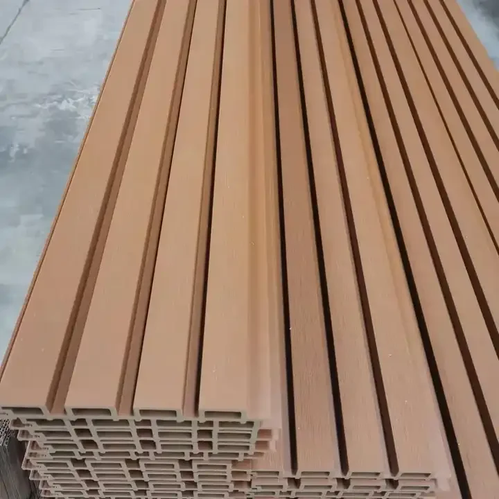 Hot Sale Easy Install Wall Cladding Panel for Outdoor Waterproof Fence Customization Garden Fence  WPC Wall Panel