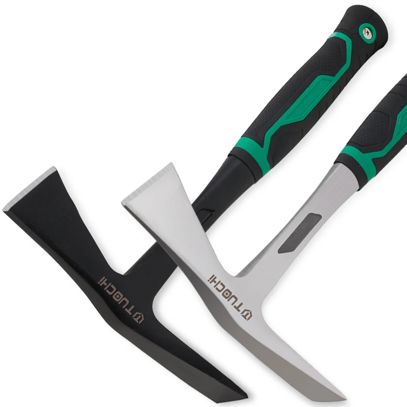 Multifunctional outdoor wood splitting geological exploration tool axe tip mountain planing tool Geological Estwing hammer