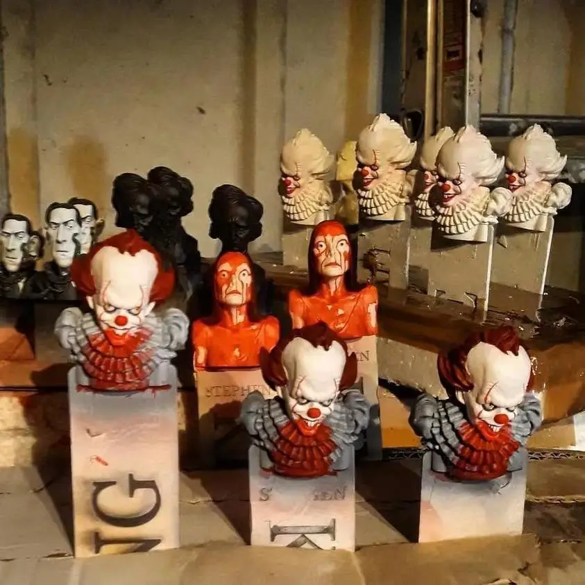 Horror bookmarks - the best gift for fans of horror novels Scarry Halloween Bookmarks, Half-Length Figure Sculpture Bookmarks