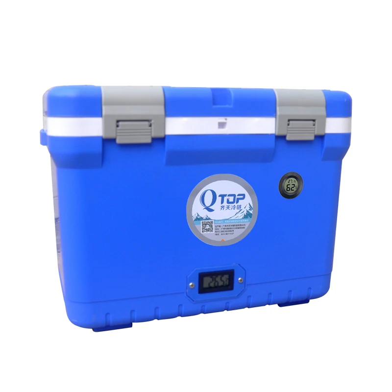 UN2814 injection molding manufacturer 12L medicine transport blood vaccine plastic cooler box