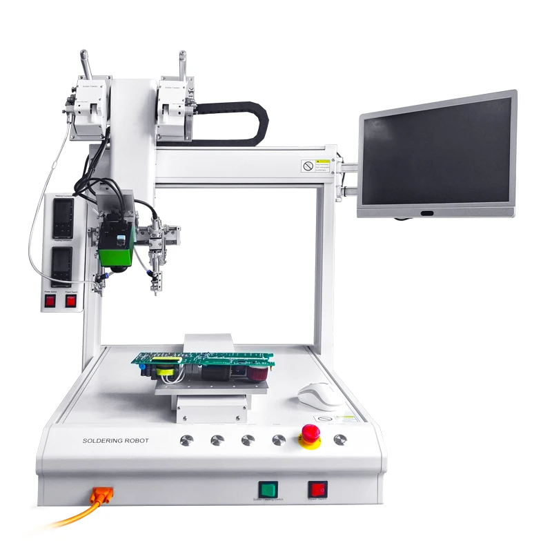 Arm Mig Solder Welding Small Wire Smt Pcba Soldering Robot Automatic X Y Axis Spot Welding Machine