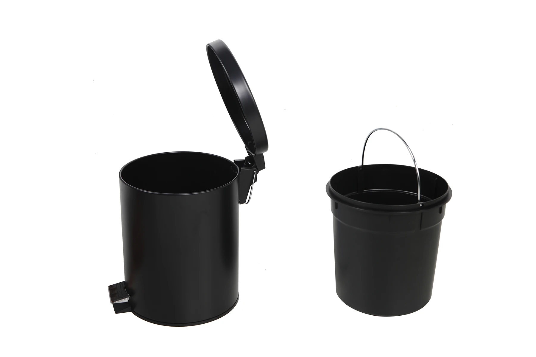 Pedal Bin Stainless Steel 5L Indoor Use Trash Can for Bathroom  with Inner Bucket Dustbin
