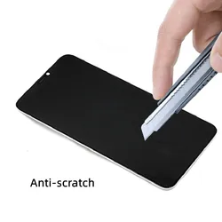 Anti shatter Cell Phone Nano Ceramic Film Matte anti spy Screen Protector For Iphone13 13pro max