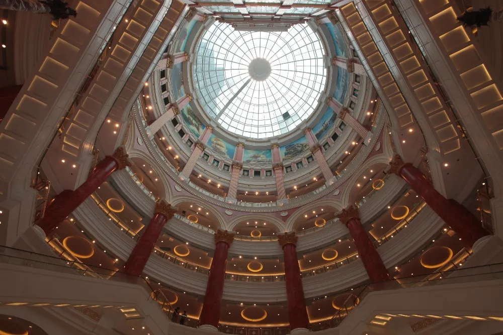 Metal Steel Frame Dome Roof Steel Structure Glazed Laminated Glass Church Roof