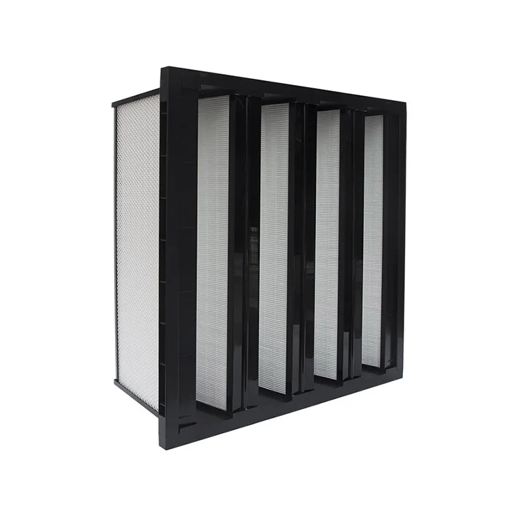 KLC 24x24x12 дюймов 99.995% 5 В V-bank H14 HEPA Box HVAC фильтр для системы кондиционирования воздуха вентиляционный