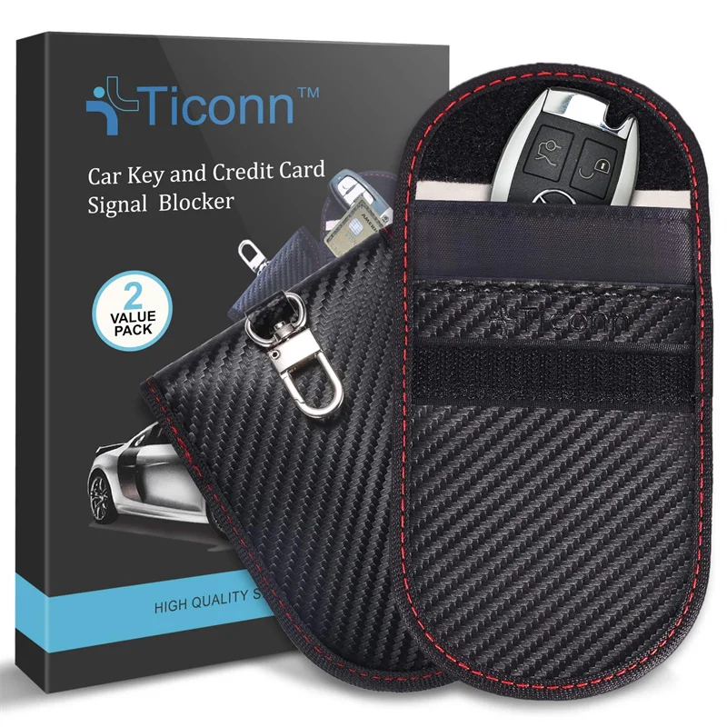Easy To Carry Signal Blocking Faraday Bag Faraday Bag Signal Blocking Anti Theft Faraday Box  For Storing Car Key Fobs