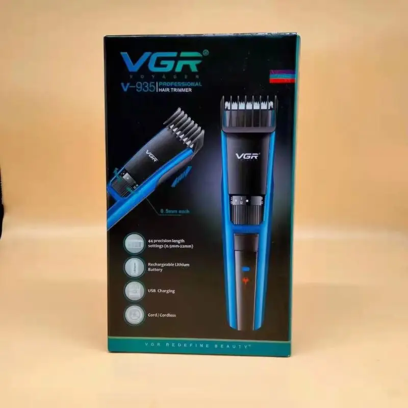 Вгр V-935 Новая аккумуляторная машинка для стрижки бороды бритвенный станок волос триммер носа тример мужчин