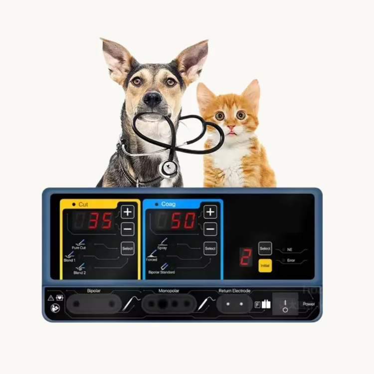 Электрохирургическое оборудование Fitin Medical100V для домашних животных высокочастотный Многофункциональный Электрохирургический генератор ветеринарное хирургическое
