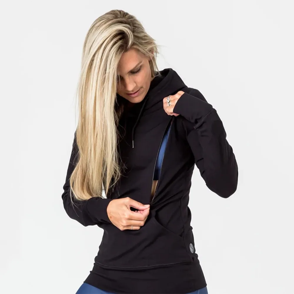 Толстовка для беременных и кормящих матерей, невидимые молнии для незаметного доступа к уходу за ребенком, боковые карманы, коллекция для беременных