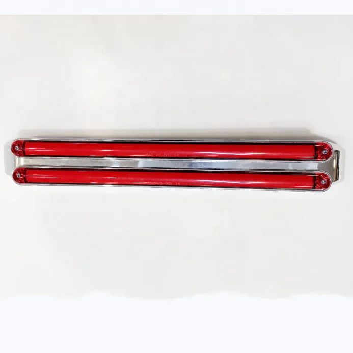 led freightliner teardrop sleeper side marker turn led lights w/chrome bezel for universal truck towing trailer RV bus etc