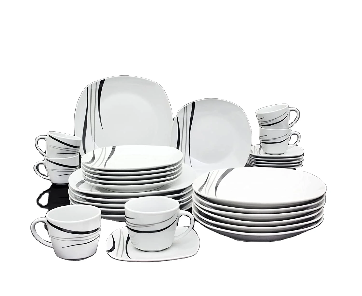 30pcs Porcelain dinnerware sets /ceramic dinner set/tableware set  Set for 6