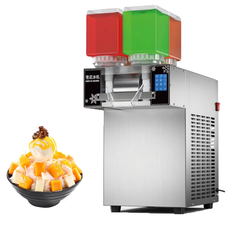 Air Cooling Milk Ice Making Machine 180KG/Day Capacity Touch Screen Snowflake Ice Machine
