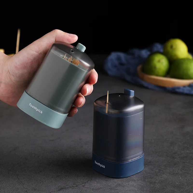 
Creative Automatic Toothpick Box Simple Colorful Toothpick Automatic Dispenser 