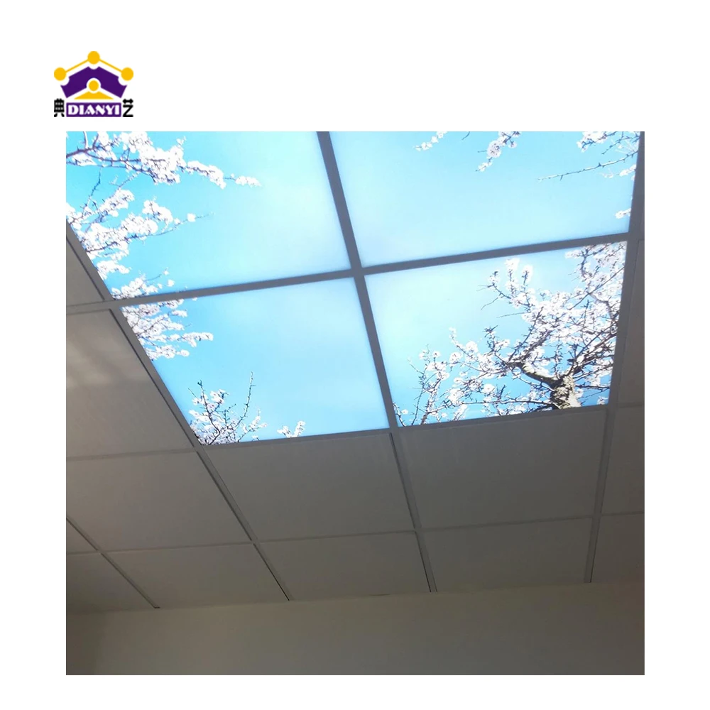 60CM Rectangle Illuminated Frameless Light Box Tension Fabric Graphic LED Ceiling Light Box for outdoor indoor use