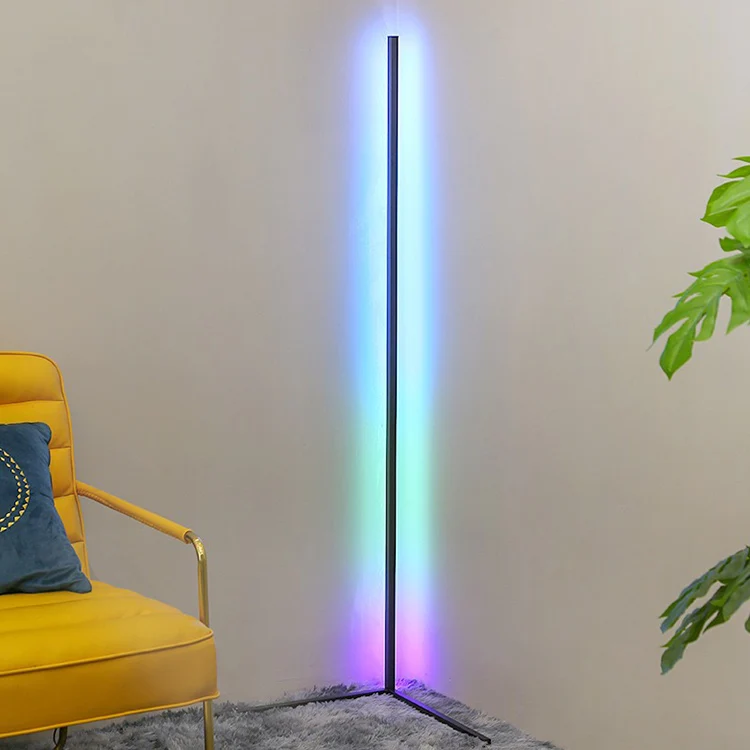 Lamp Floor Baby Industrial Tall Tripod Side RGB Nordic Corner Neon Floor Lamp