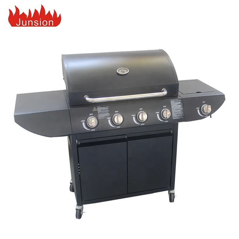 
Europe Russian Wholesale Custom Barbecue 4 Burners Gas Butane Portable Smokeless Indoor BBQ Grill 