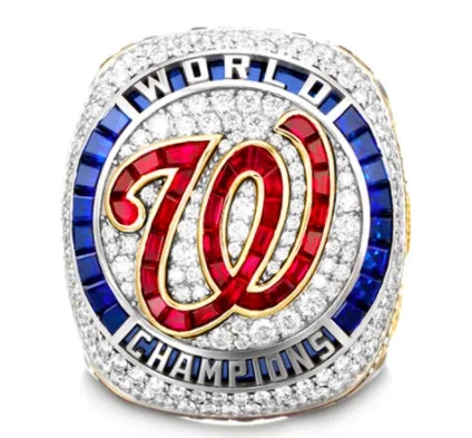 The Newest 2020 Washington Nationals World Championship Ring and alloy baseball championship rings for cool men
