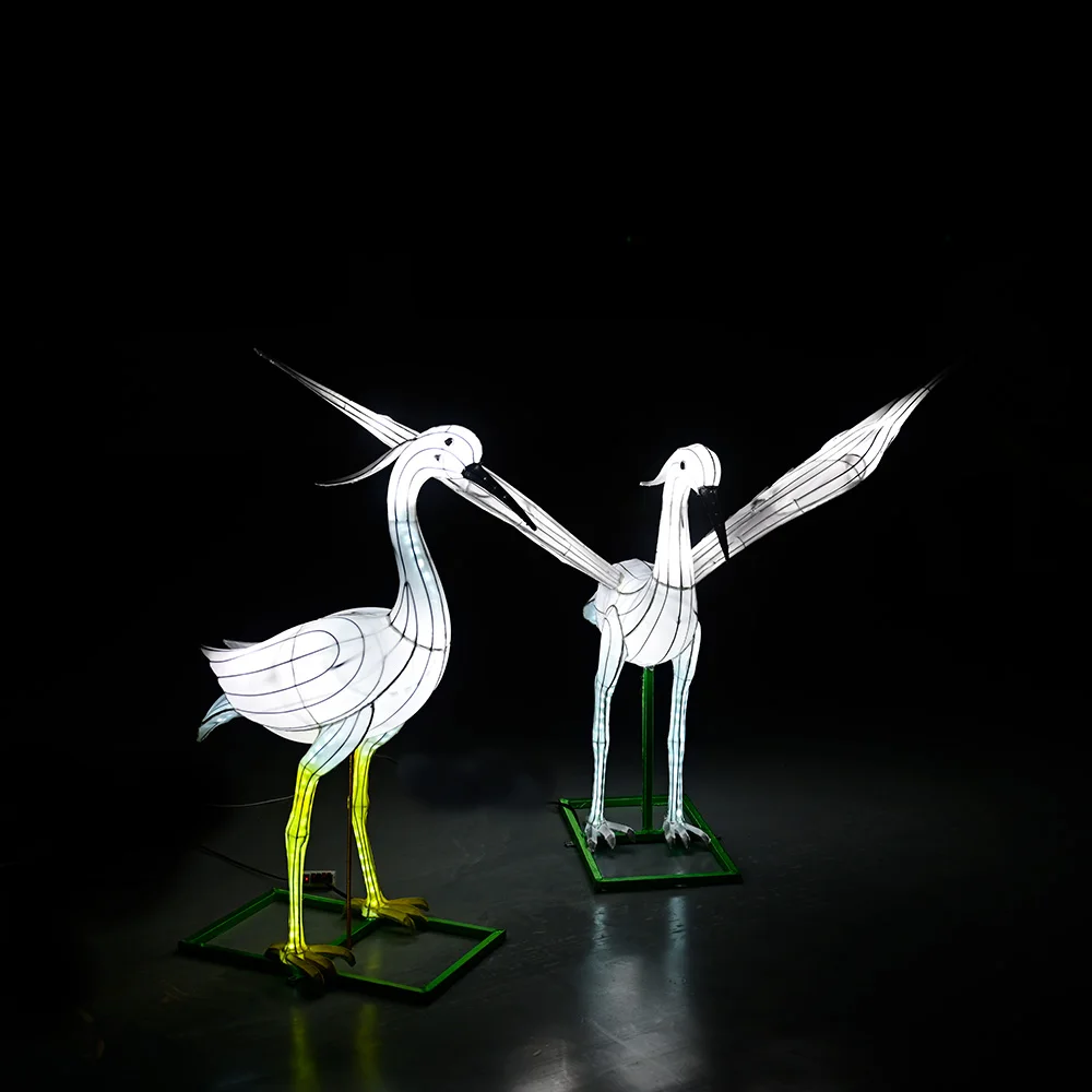 Traditional Halloween Flamingo Festive Lanterns Show Animals Decorative Lighting Motif Lights Decoration Outdoors