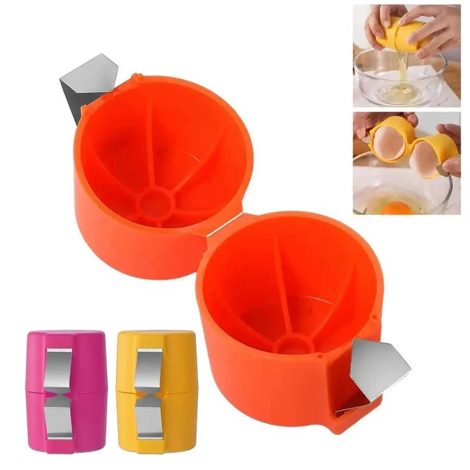 Factory price New Eggshell Cutter Egg Opener Shell Opener Steel Boiled Raw Egg Creative Kitchen Tool Egg shell Opener