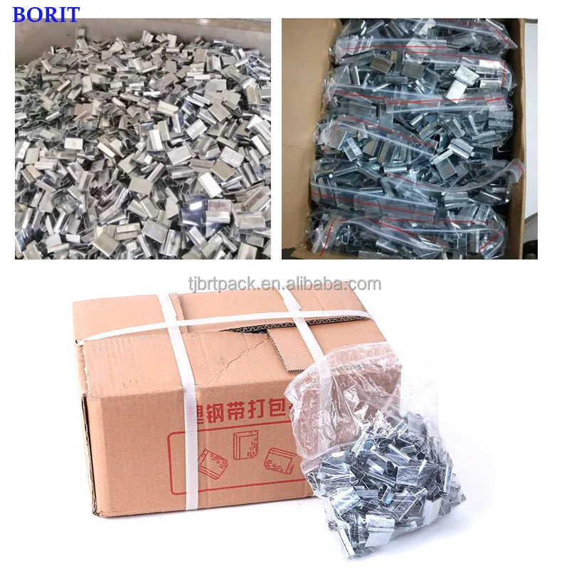 pp strap steel Strapping serrated seals buckle band buckle packaging clip metal clip for strapping band