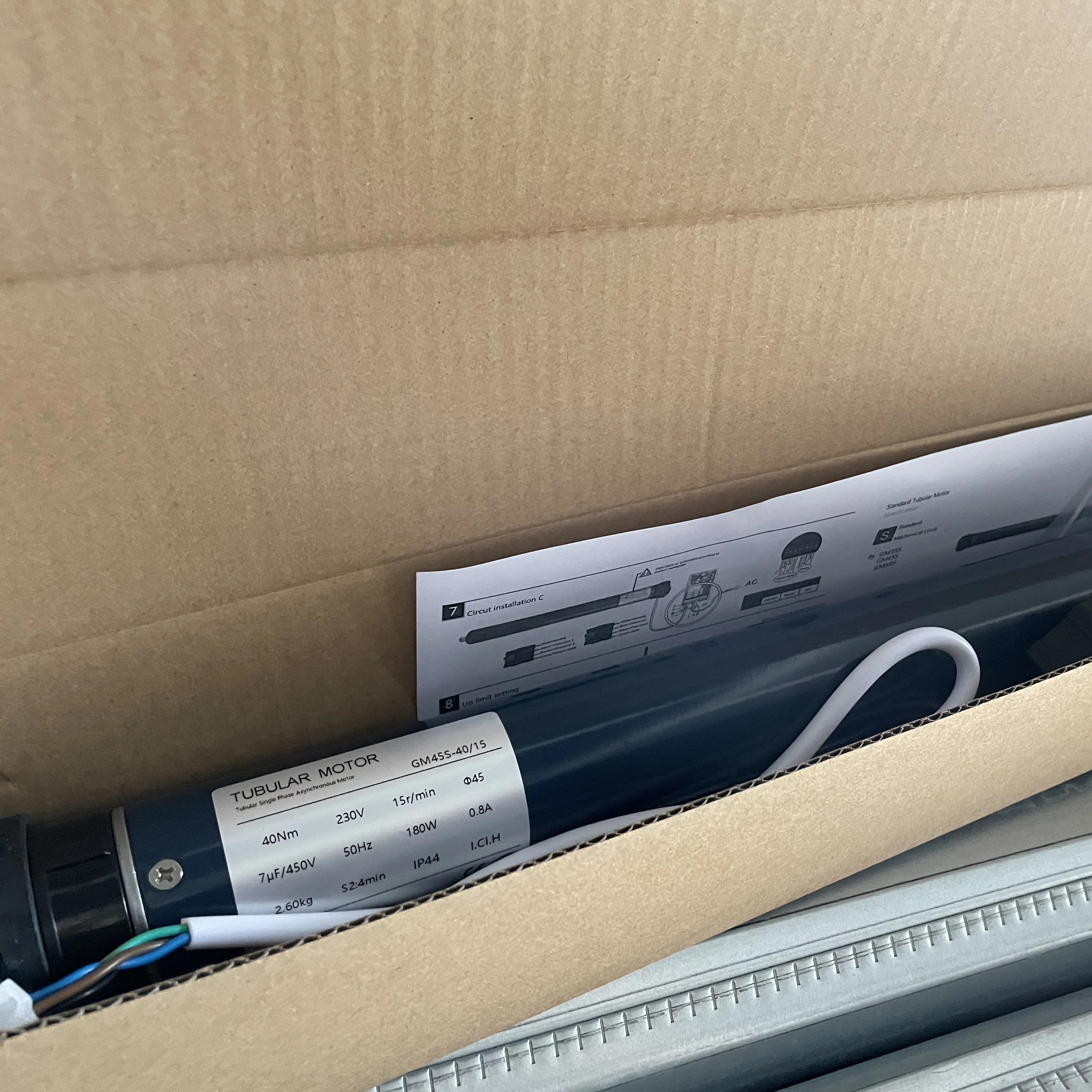 High Quality factory price electric Tubular Motor For Door Rolling Shutter