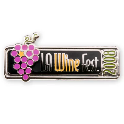 hot sale new enamel long lapel pins,silver metal badge,brooch pins company