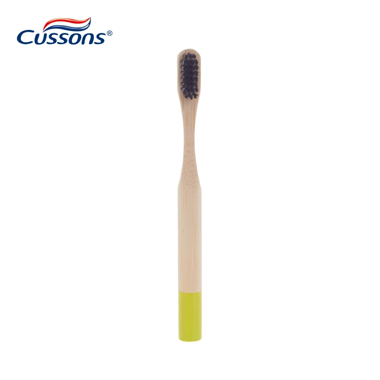 Wholesale Toothbrush Ultra Soft Bristles Round Handle Kids Bamboo Toothbrush