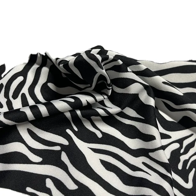 Hot sale custom digital print polyester lycra fabric for swimwear polyester single jersey for swimwear