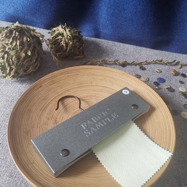 Customized Eco-friendly Fabric Material Textile Sample Catalog Display DIY Curtain Hanger Header