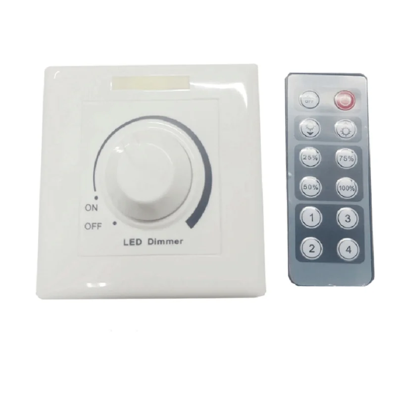 AC110V 220V Dimmable switch  LED Light remote control Dimmer switch