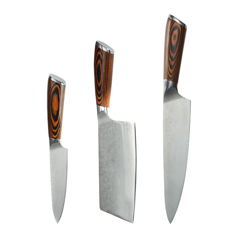 7 Inch Stainless Steel Polished Slicing Knife Hotel Household Meat Cutting Knives Kitchen Knife Cleaver
