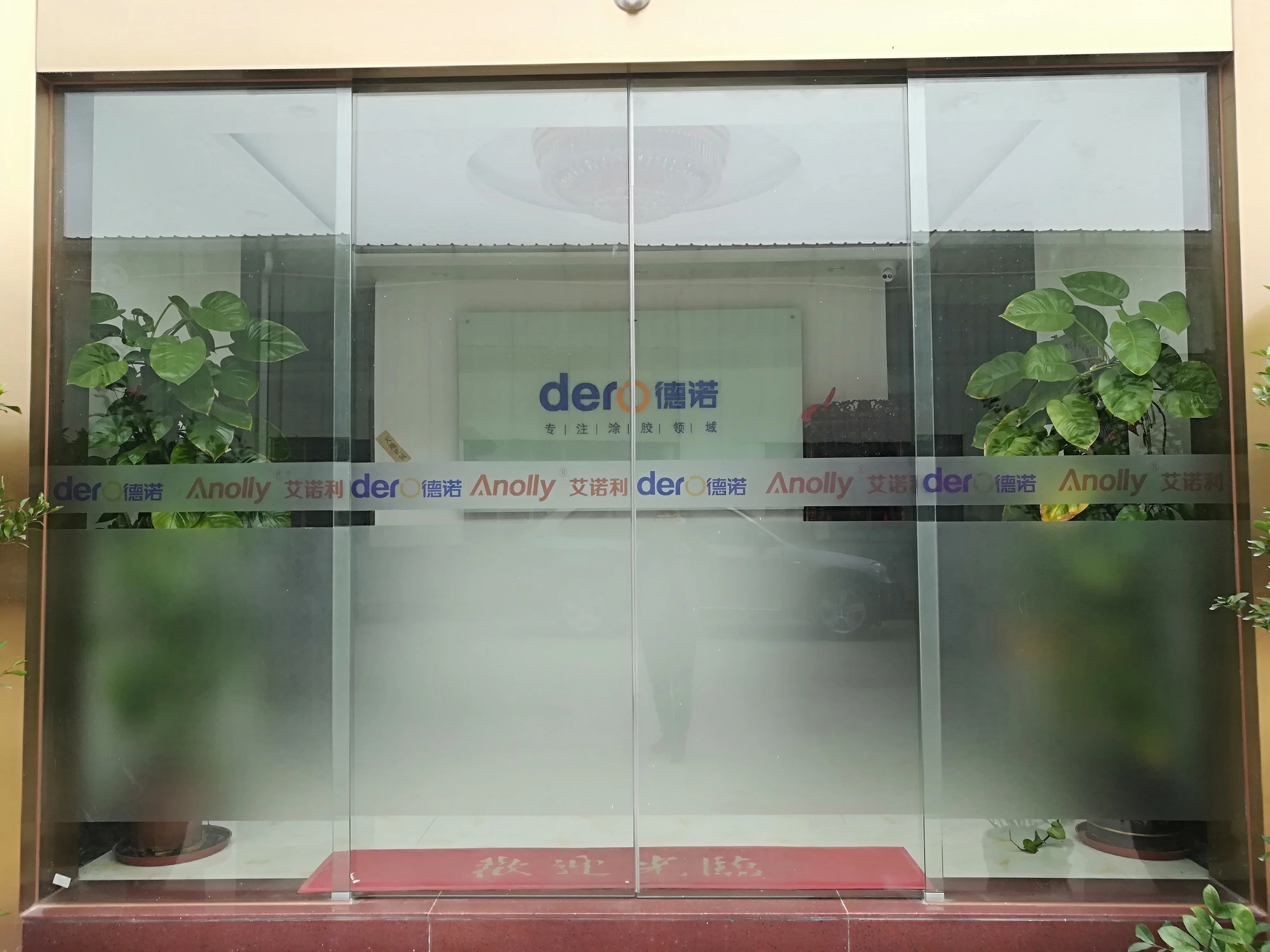 Anolly  New Style Home Decorative Glass Printing Frosted Film
