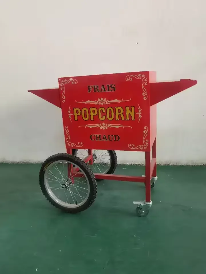 New Electric Hot Air Popcorn Machine with Auto-Car for Restaurant Retail Food Shop & Bakery Core Motor Component Popcorn Machine
